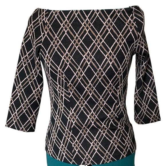 7th Avenue Design Studio NY & Co. 2-pc Blouse/Skirt Set Poly Blend Women S/M NWT - Picture 2 of 16